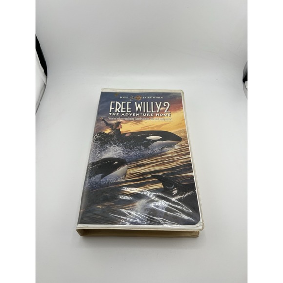 Other - Free Willy 2: The Adventure Home‎ VHS 1995 Clamshell Tested